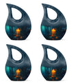 Flaming Candle Urns For Loved Ones - Magical Cremation Ashes Large Urn