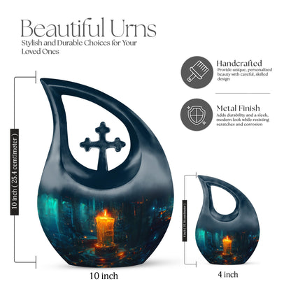 10 Inch Neon Solitude Urn 