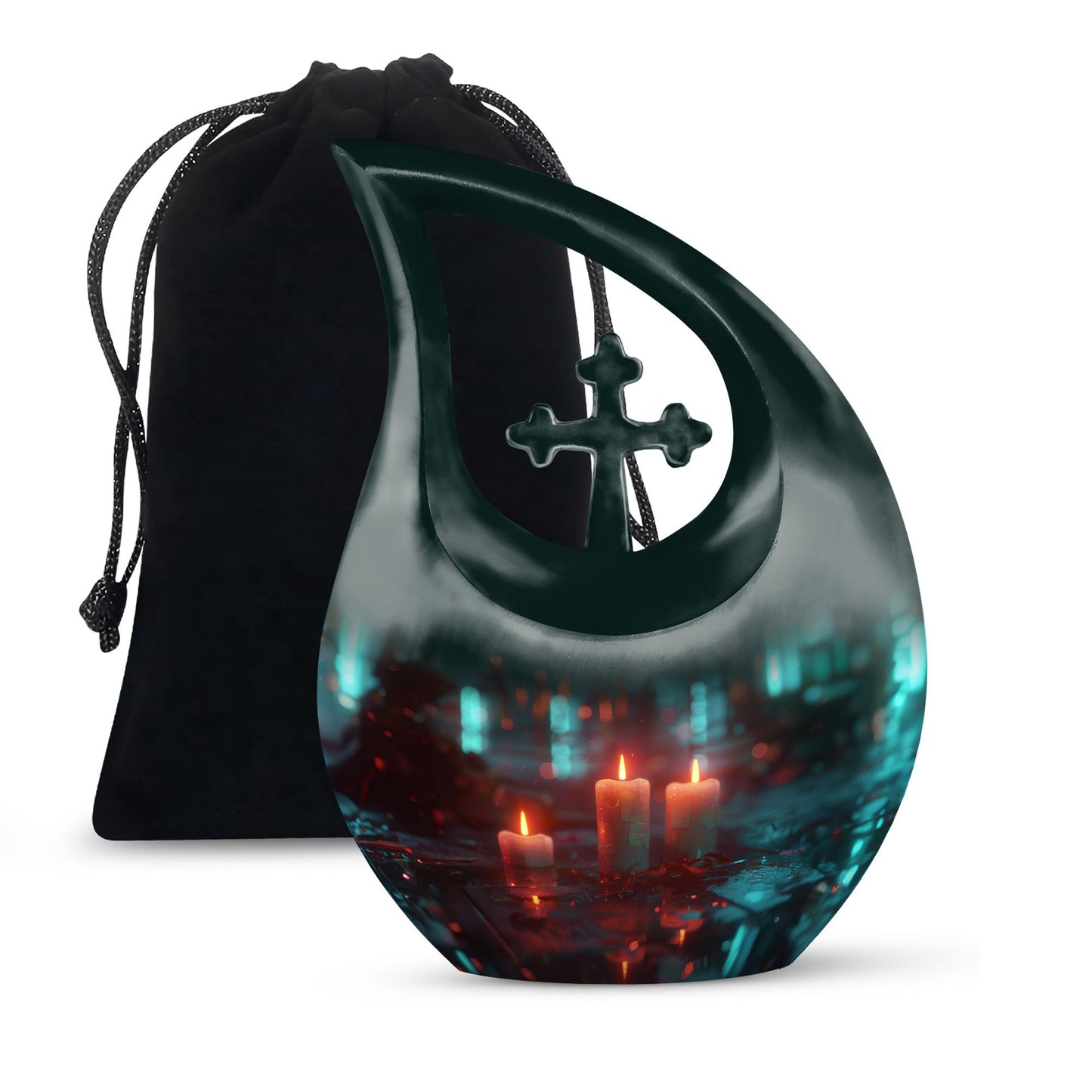 10-inch Neon Rainfall Urn 