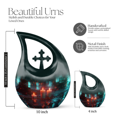 10-inch Neon Rainfall Urn 