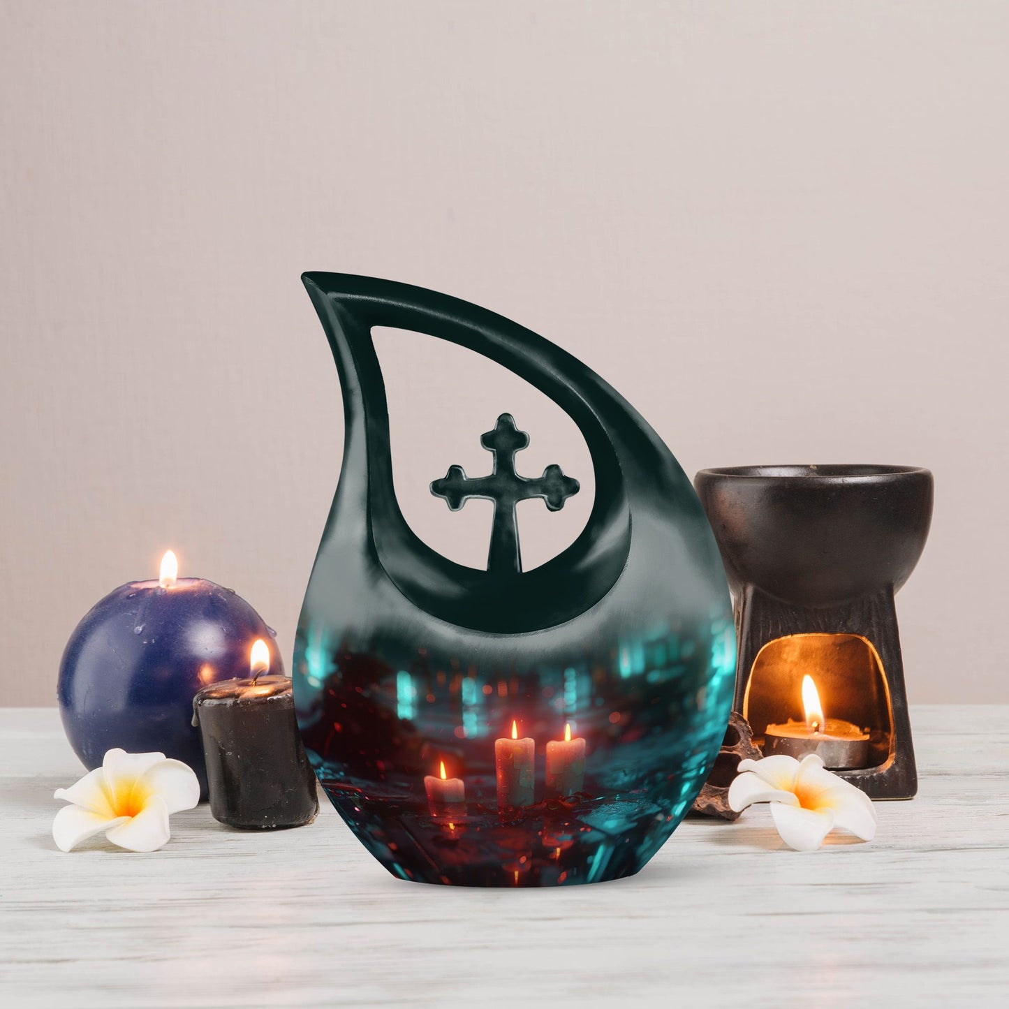 10-inch Neon Rainfall Urn 