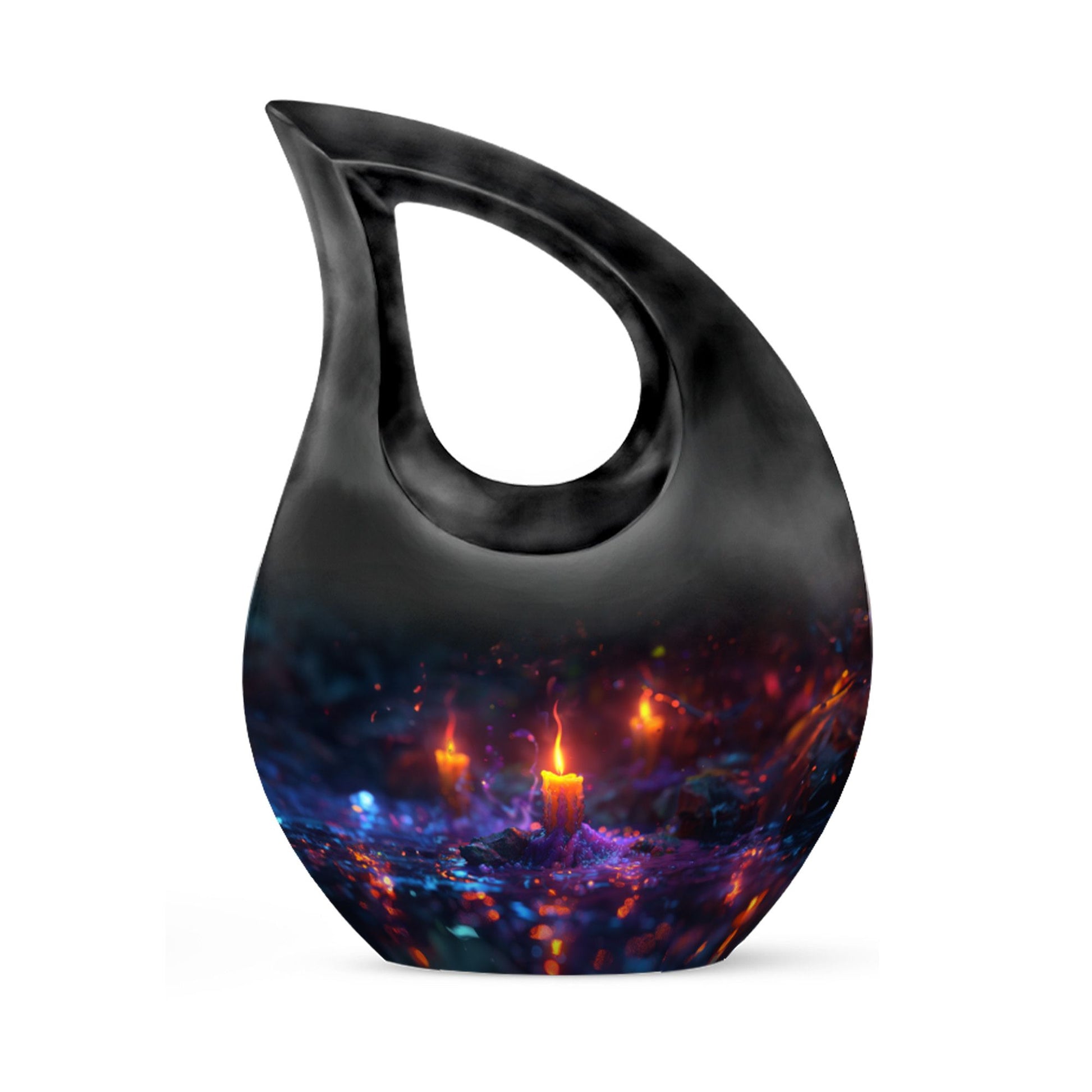 Mystically Glowing Candle Urns - Large Memorial Urns For Ashes