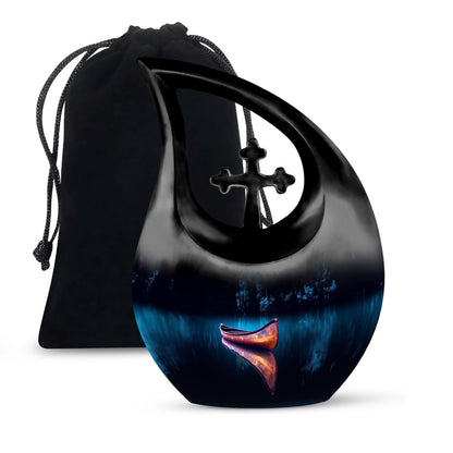 Large Mystic Glow Canoe Urn