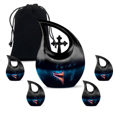 Large Mystic Glow Canoe Urn