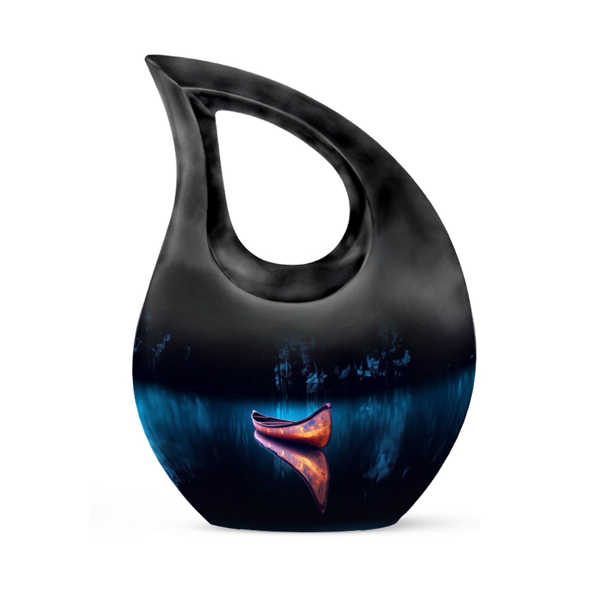 Large Mystic Glow Canoe Urn