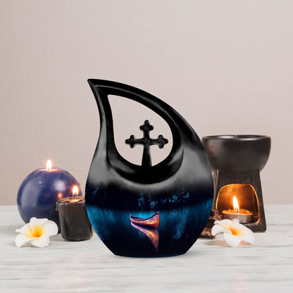 Large Mystic Glow Canoe Urn