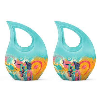 Abstract Sonic Colors Urn