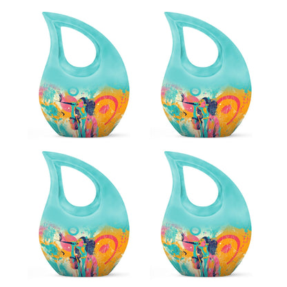 Abstract Sonic Colors Urn