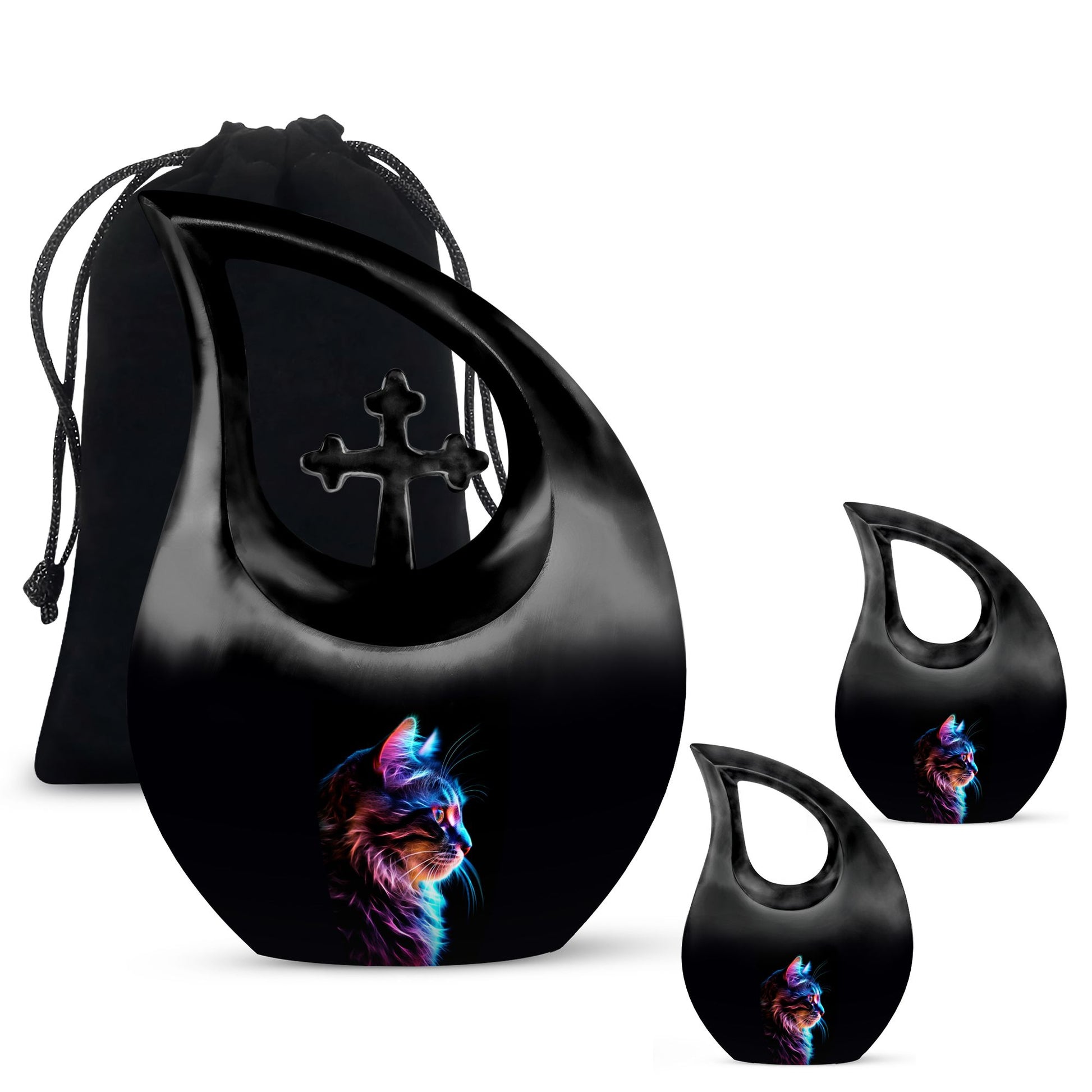 Mystical Neon Urn for ashes