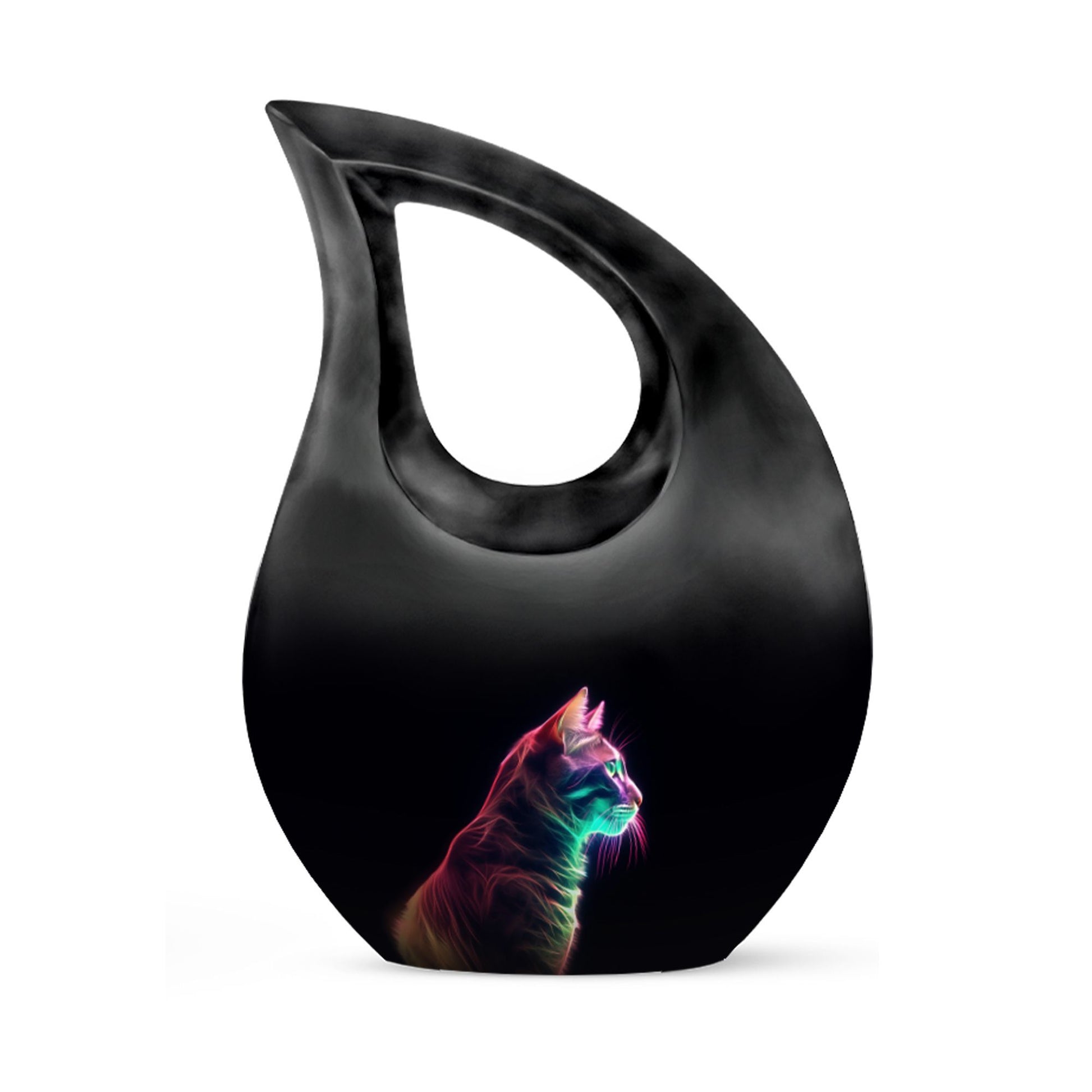 Neon Glow Tabby Urn