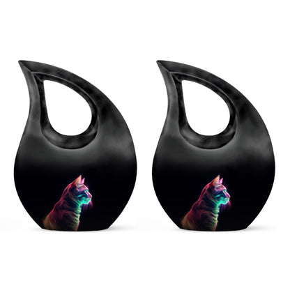 Neon Glow Tabby Urn