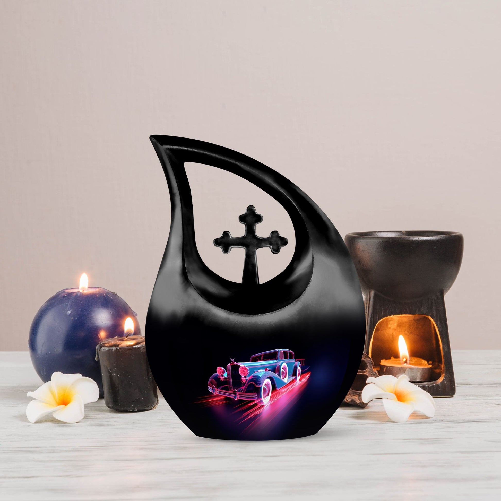 Neon Classic Cruising Urn