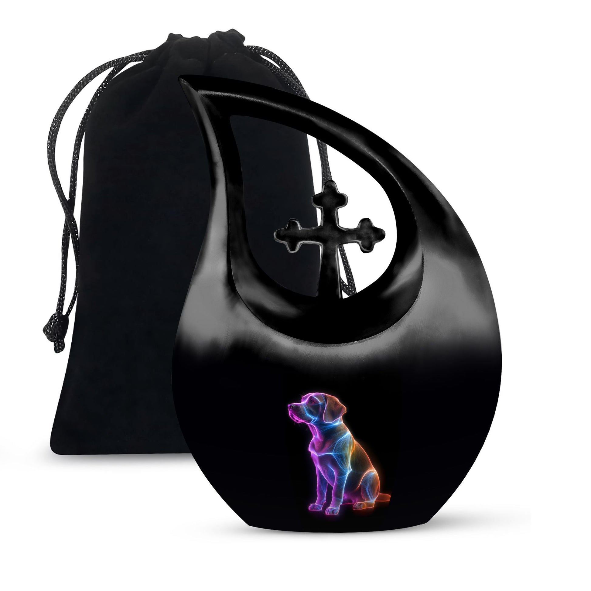 Radiant Dog Aura Urn