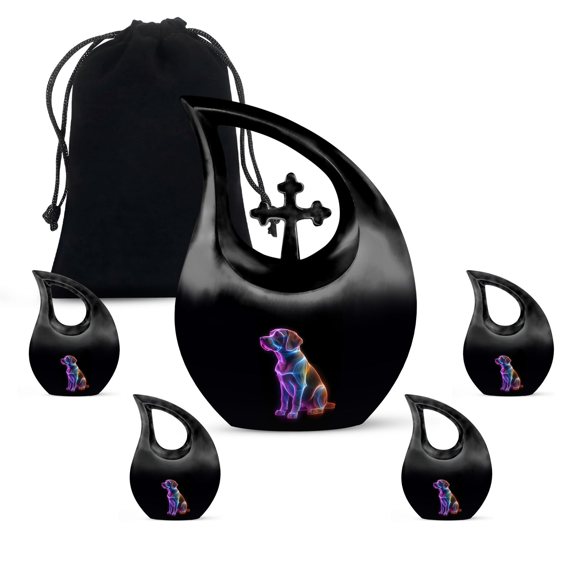 Radiant Dog Aura Urn