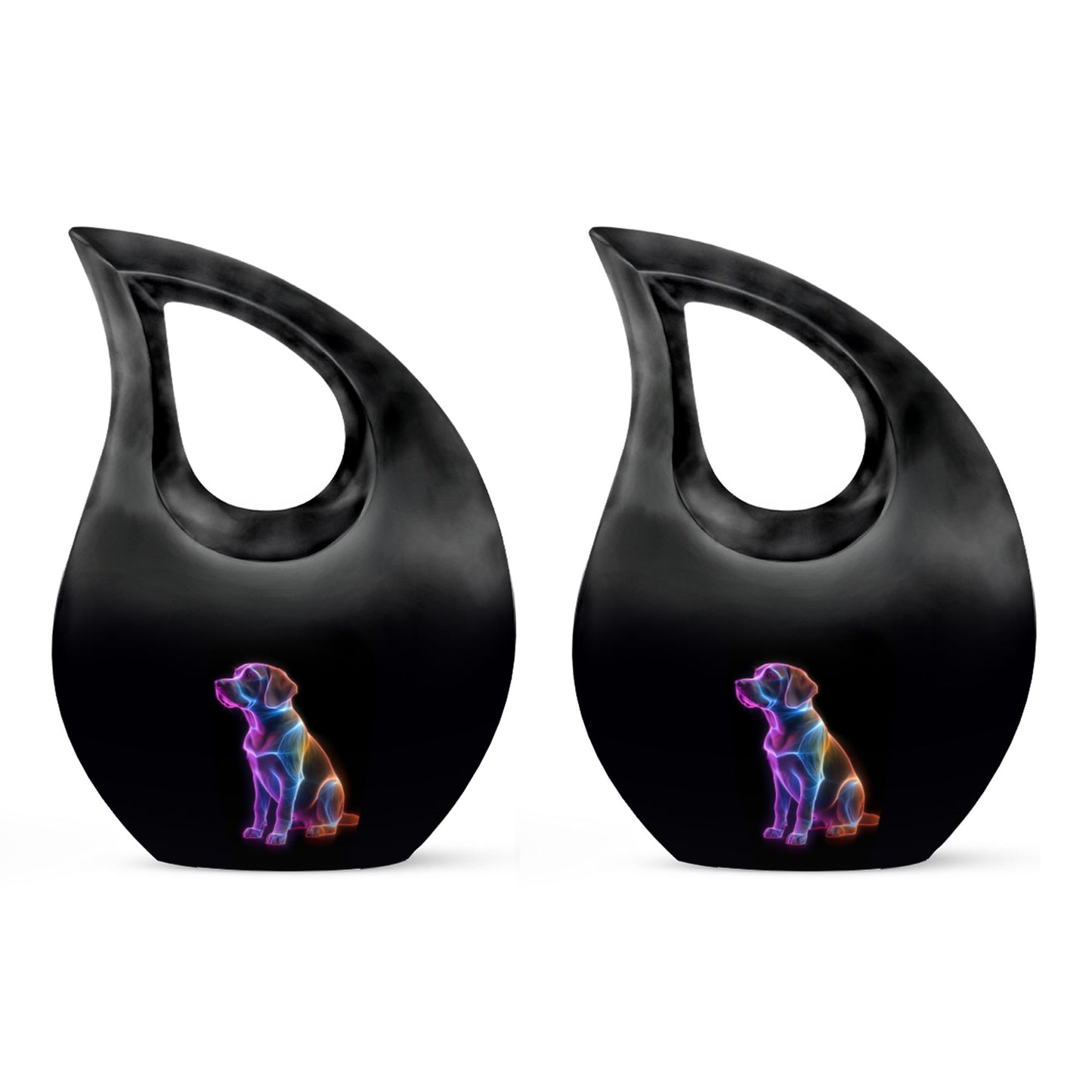 Radiant Dog Aura Urn