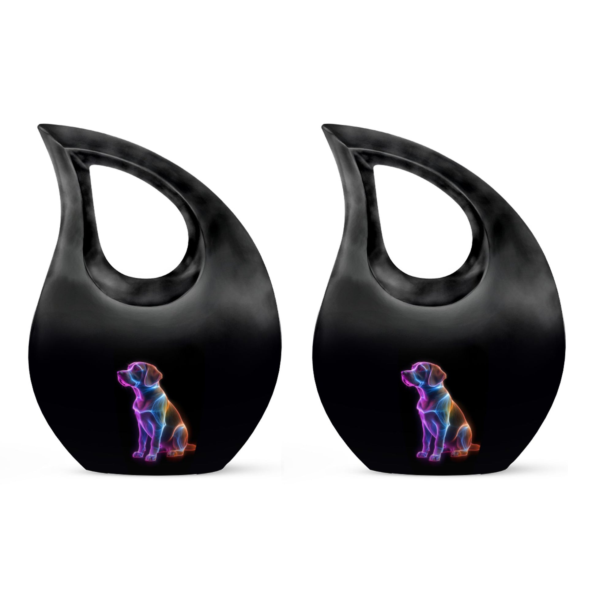 Radiant Dog Aura Urn