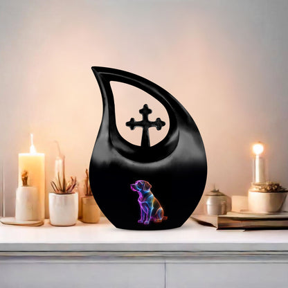 Radiant Dog Aura Urn