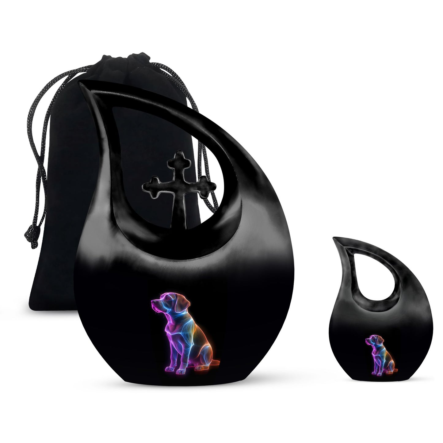 Radiant Dog Aura Urn