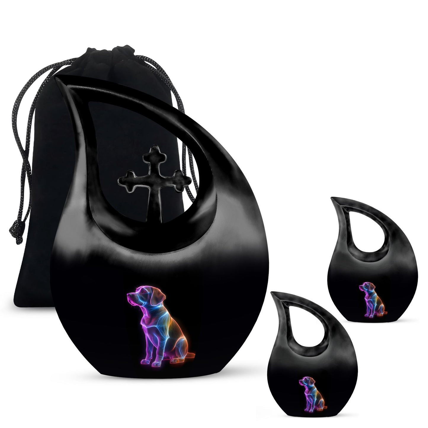 Radiant Dog Aura Urn