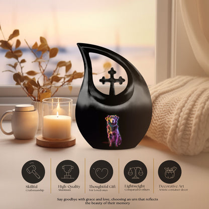 Cosmic Canine Glow Urn