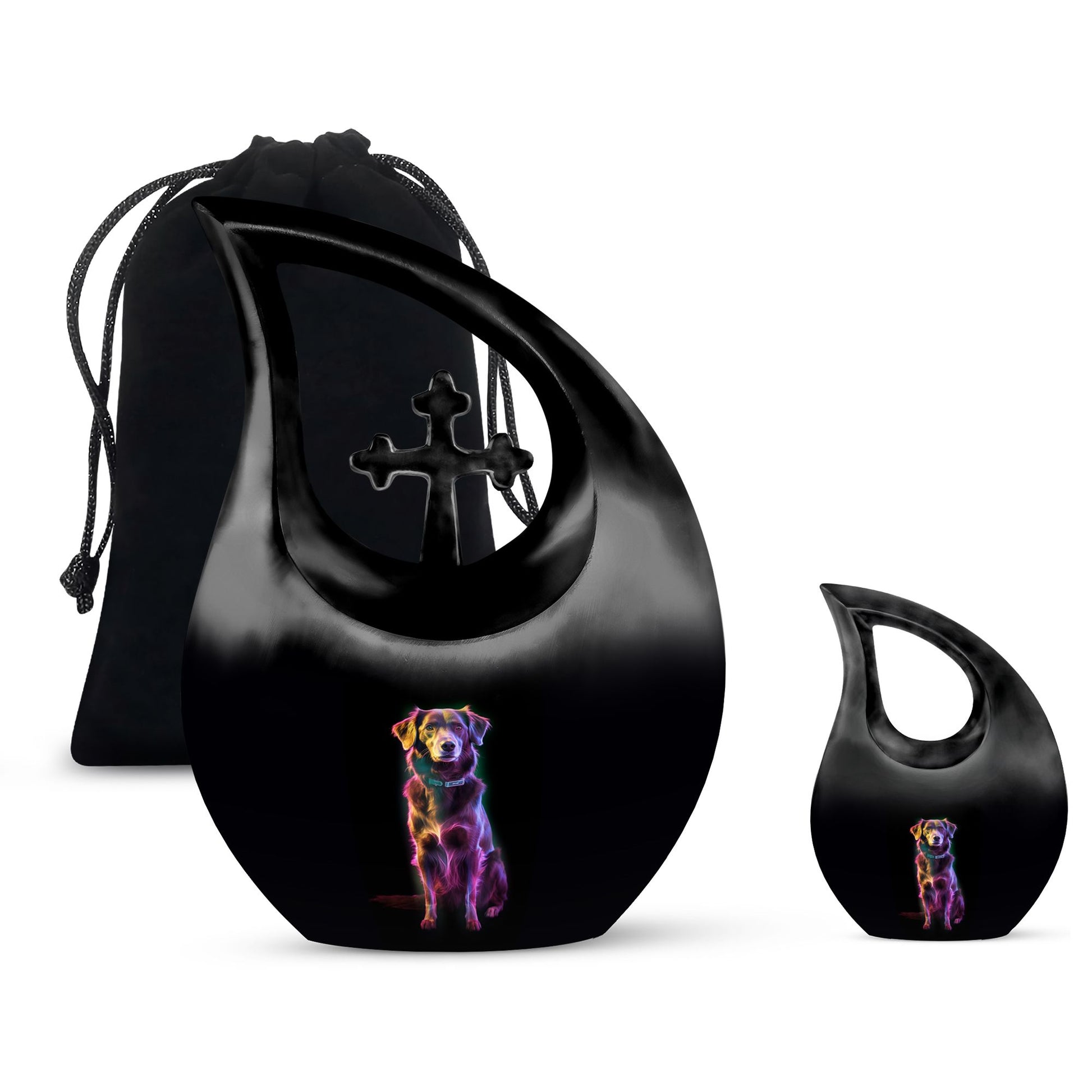 Cosmic Canine Glow Urn