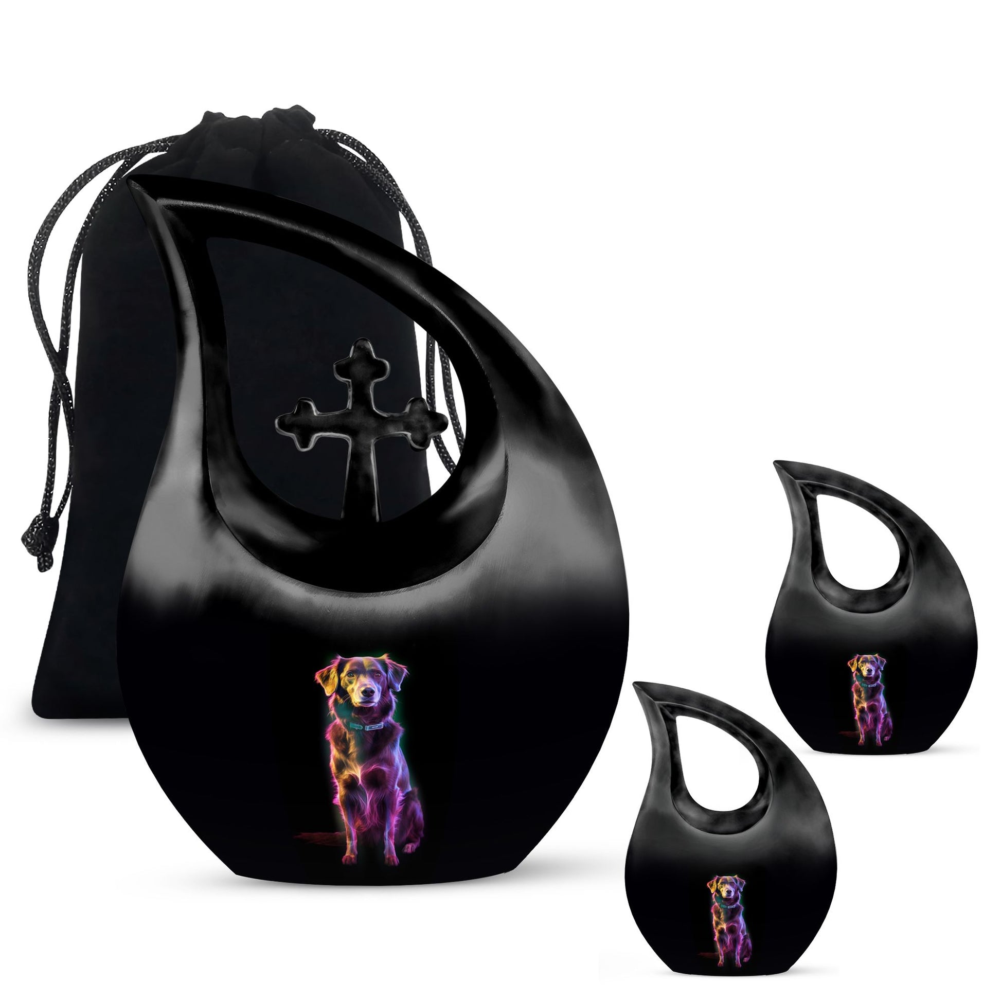 Cosmic Canine Glow Urn