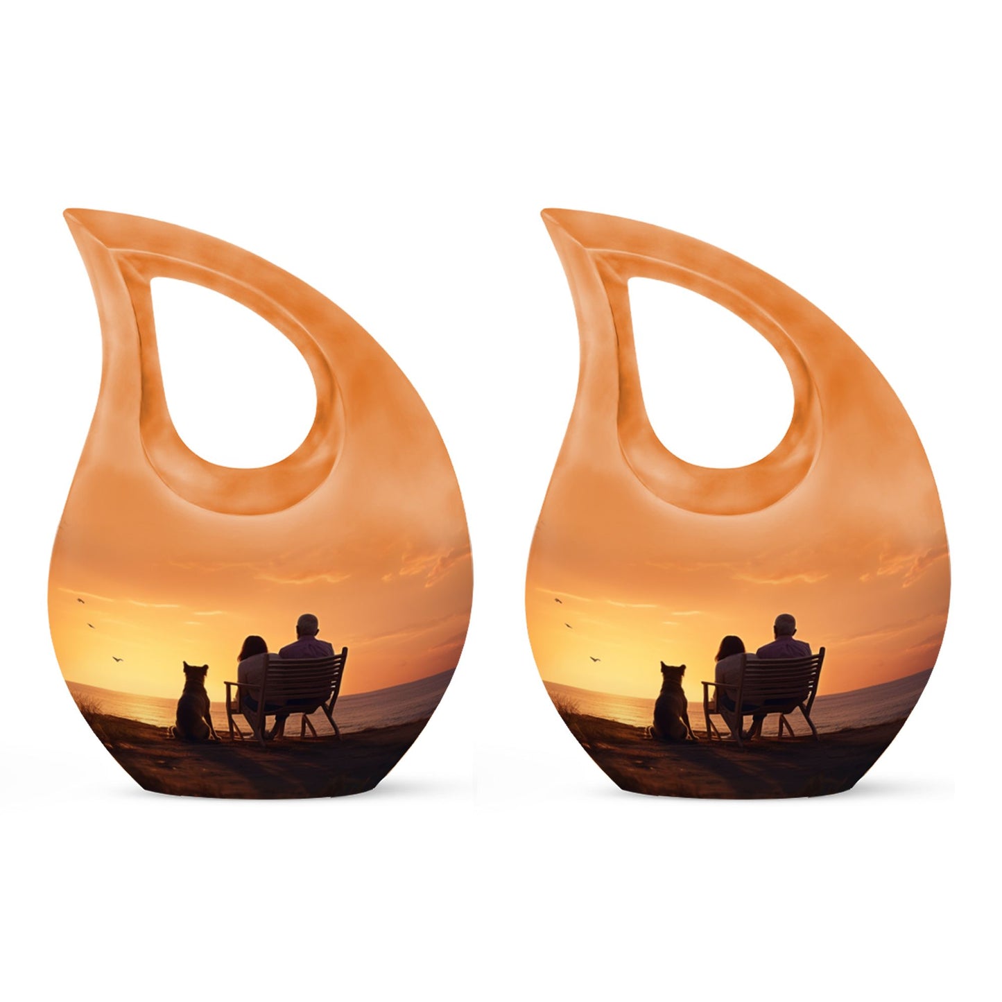 Personalized Pet Keepsake Urn for Pet Ashes - 10-inch, 200 cu in - Yatskia