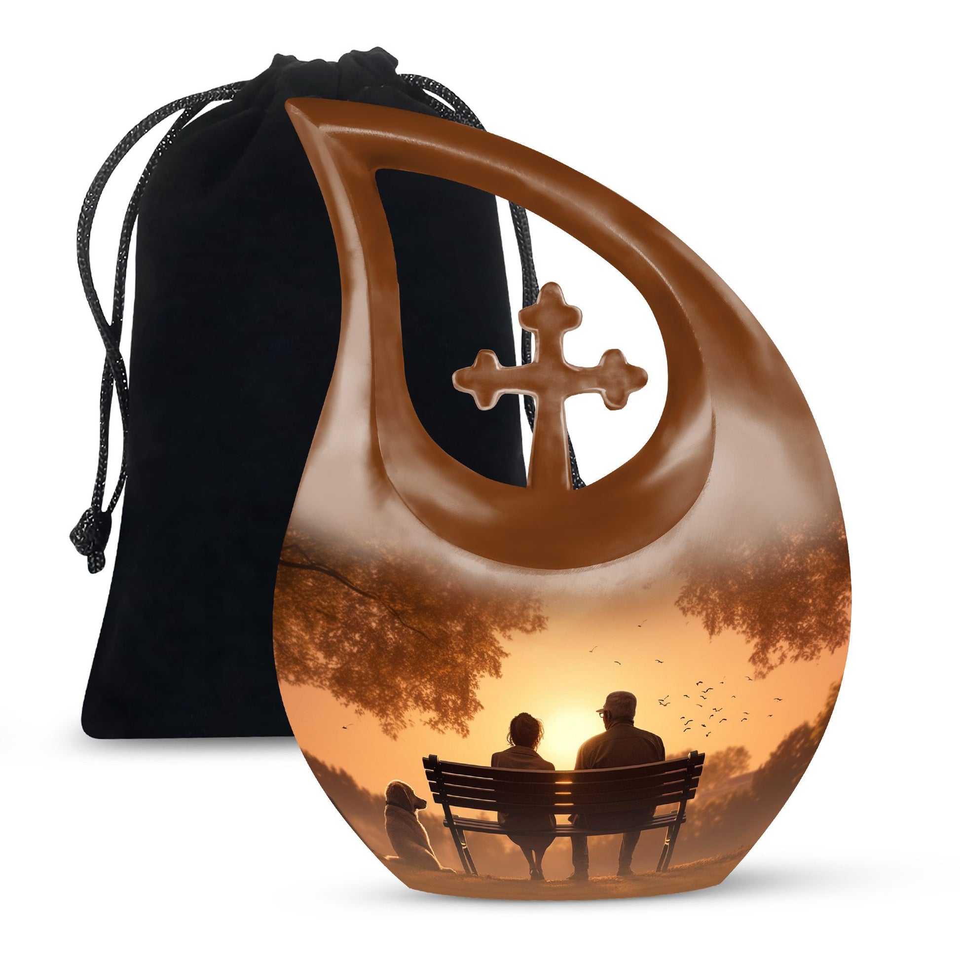 Couple Burial Urn - Funeral Cremation Urn For Loved Ones