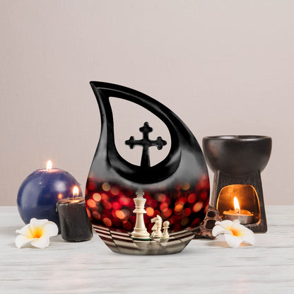 Chess themed Cremation Urn