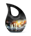 Chess Urn For Ashes For Women Memorial, Funeral Cremation Urn