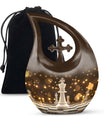 Chess Urns For Human Ashes Medium Size Memorial, Funeral Shape Urn