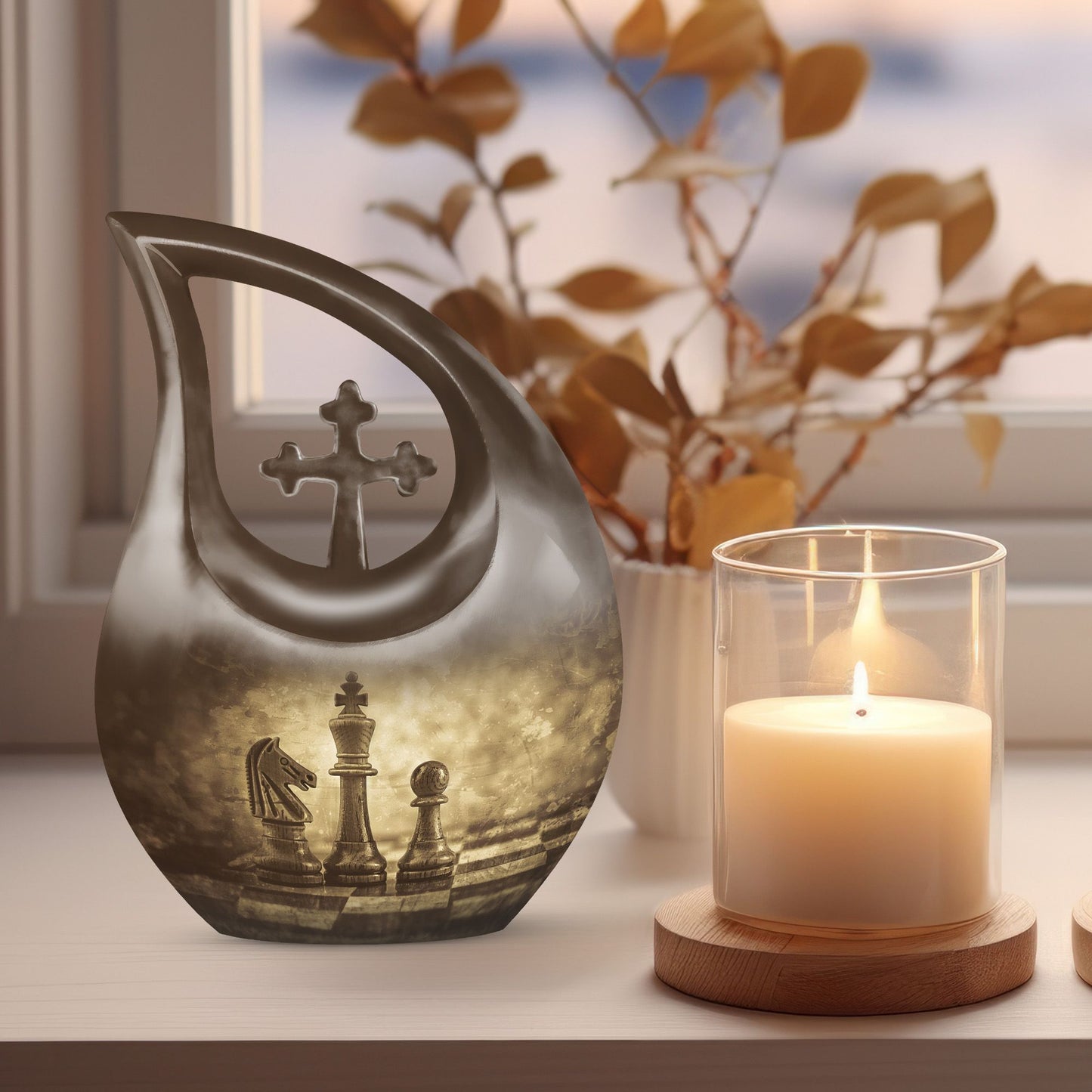 Chess Urn for Human Ashes
