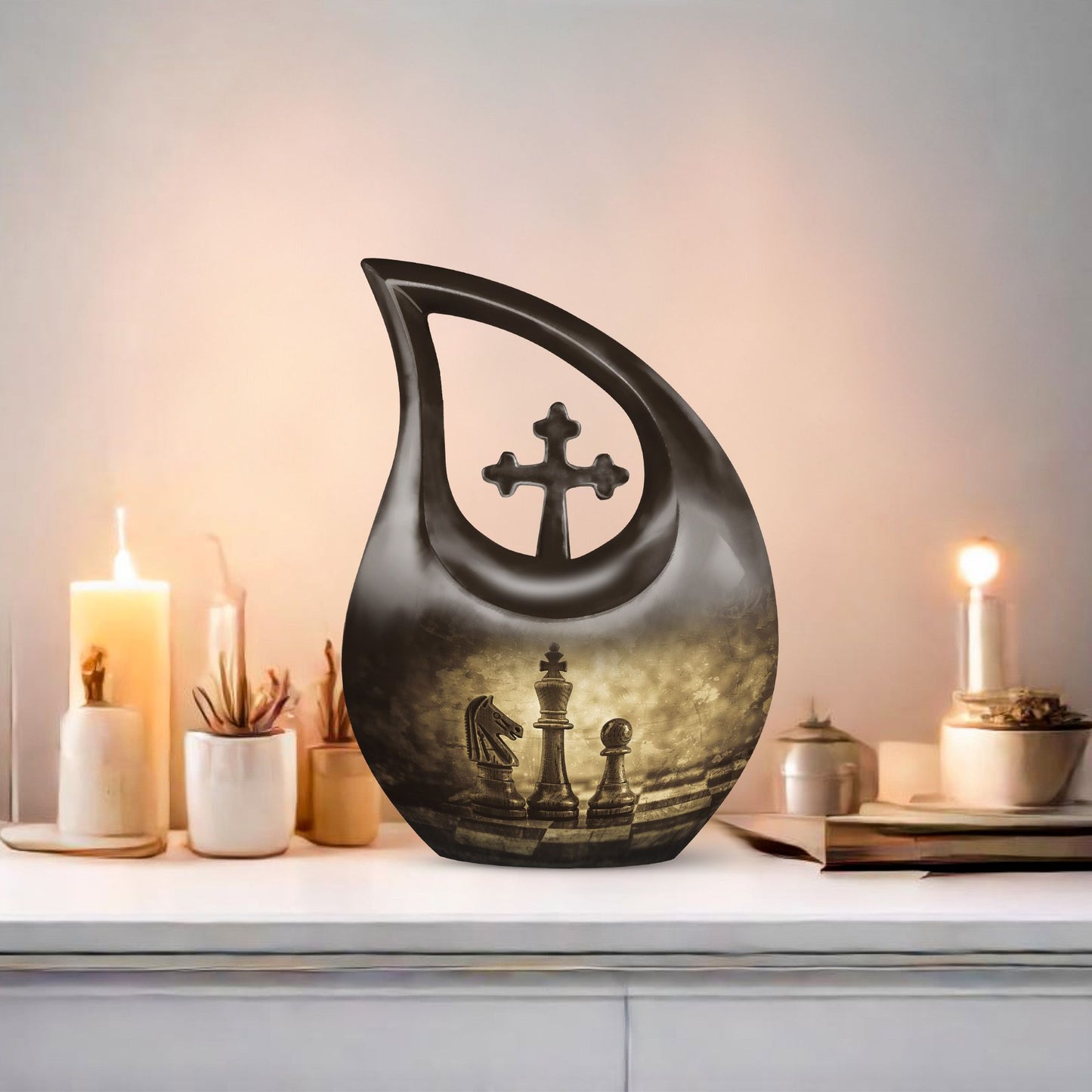 Chess Urn for Human Ashes