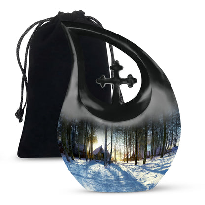Snowflakes Urn