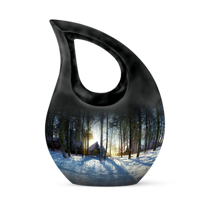 Snowflakes Urn