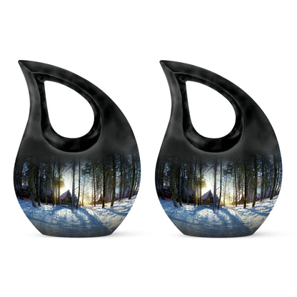 Snowflakes Urn