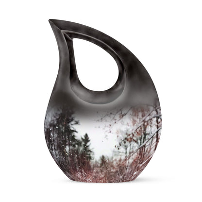 Snowflakes urn