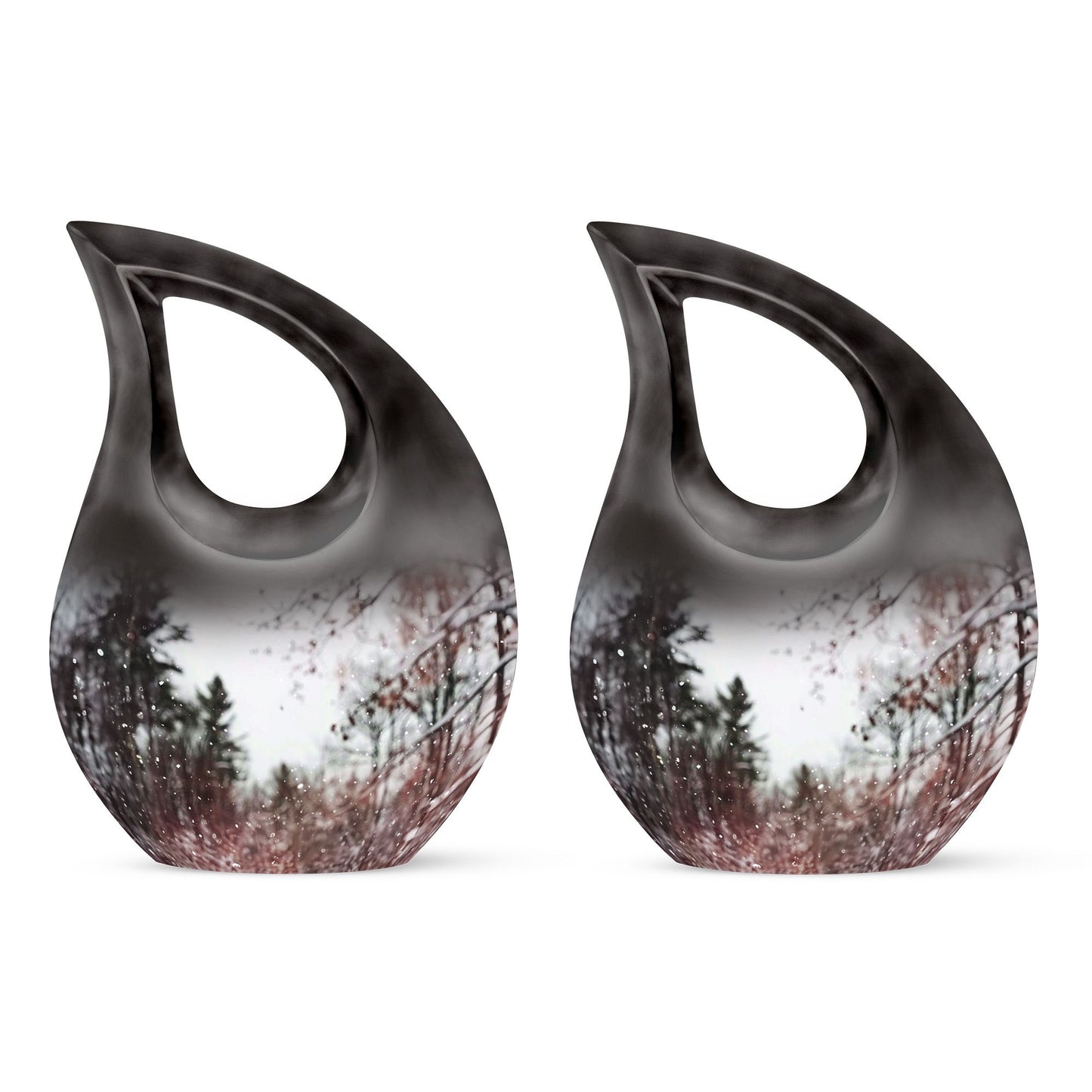 Snowflakes urn