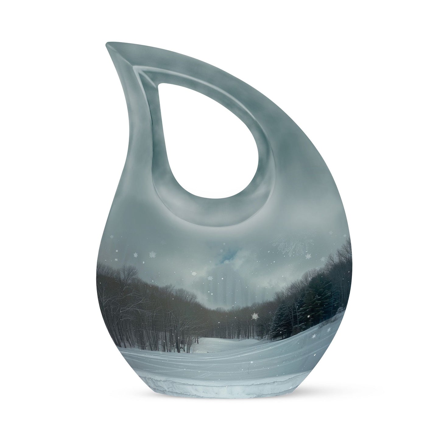Unique Small Snowflakes Urn, 