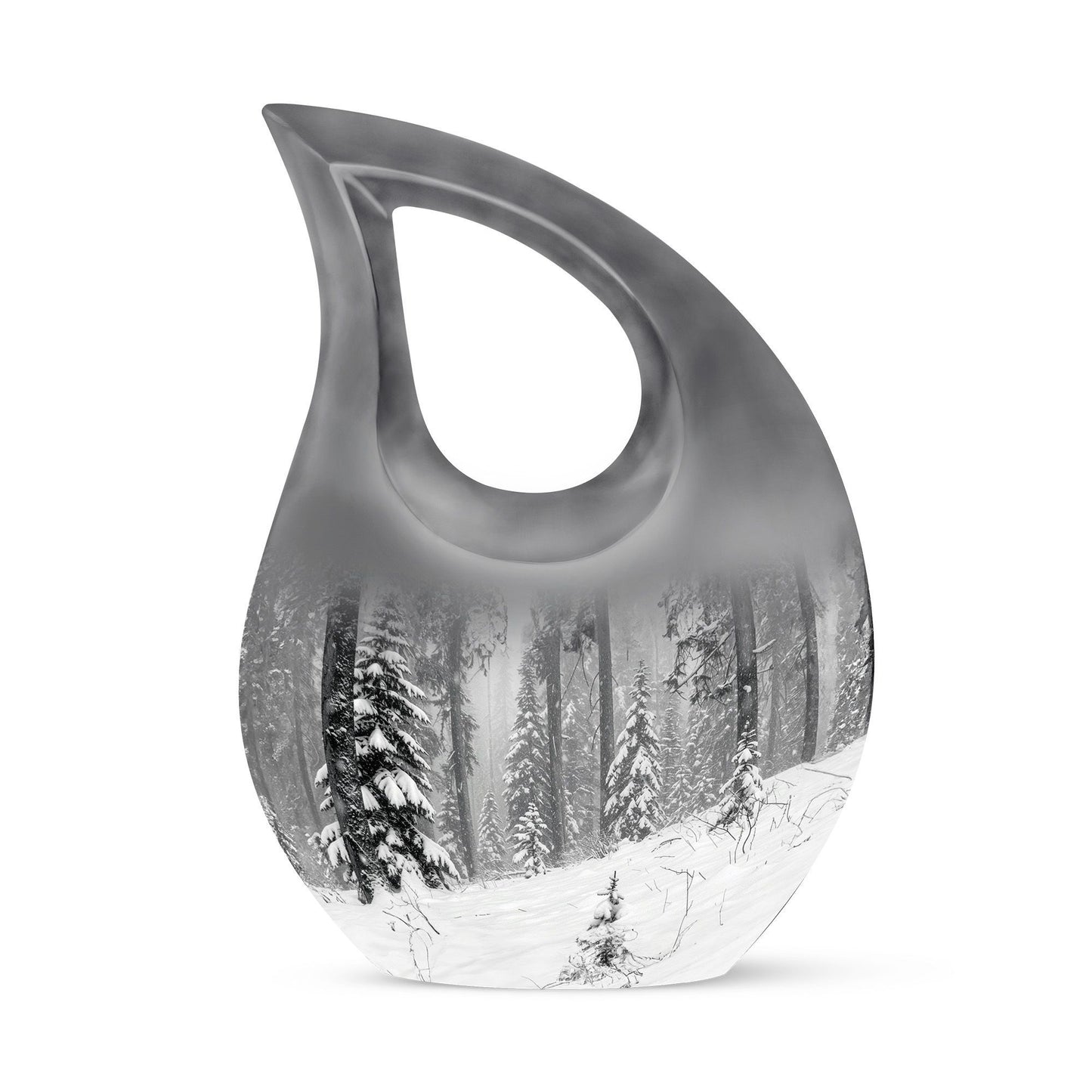 10-inch Snowflakes Urn 