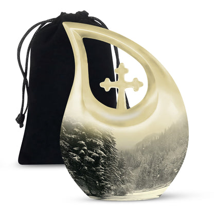 Snowflakes Urn 