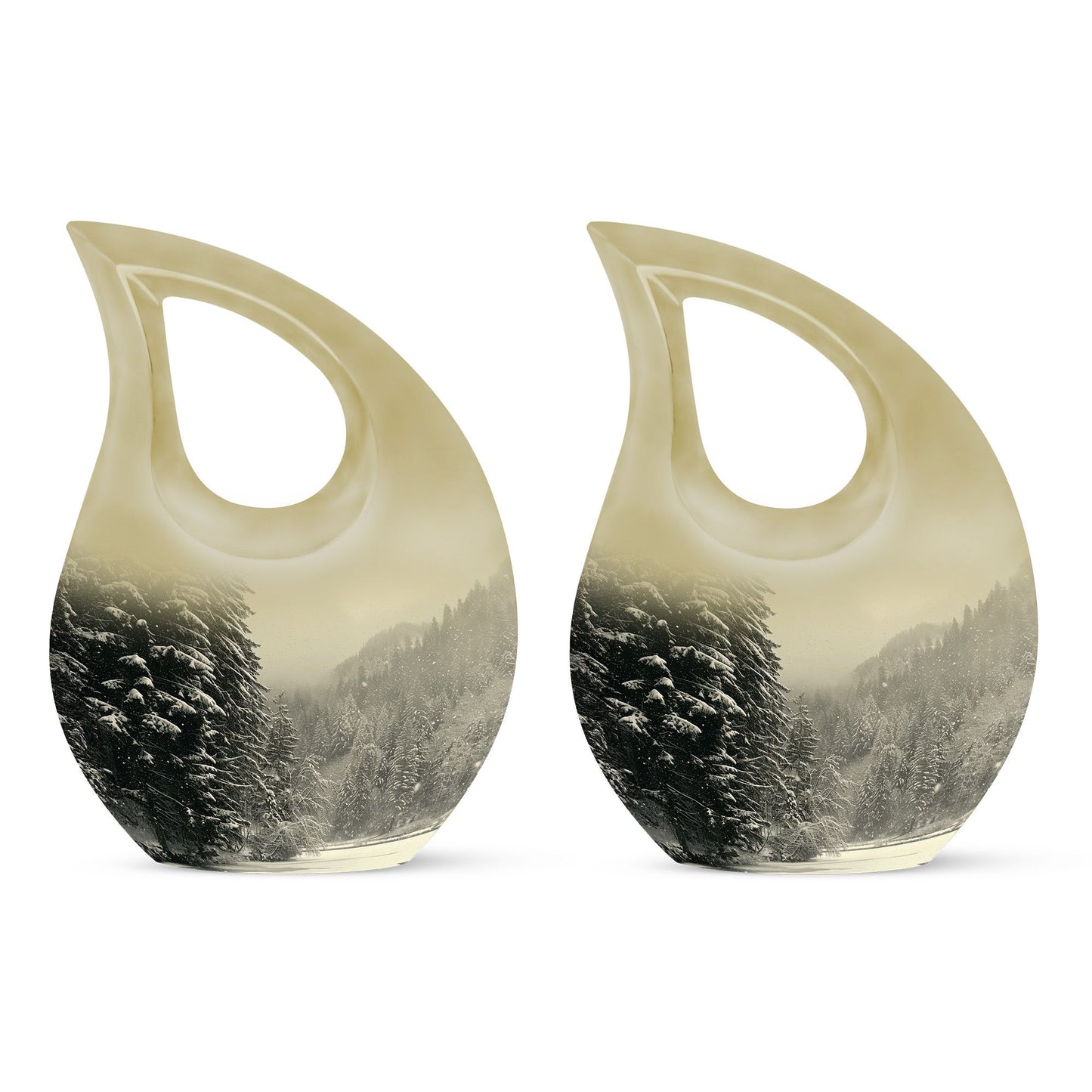 Snowflakes Urn 
