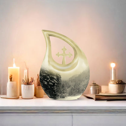 Snowflakes Urn 