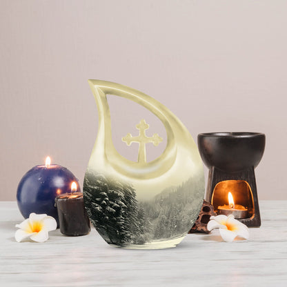 Snowflakes Urn 