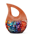 Stained Glass Urn For Ashes Memorial, Funeral Cremation Urn For Ashes