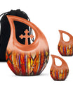 Stained Glass Ashes Keepsake Memorial, Funeral Cremation Urn