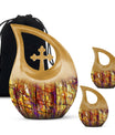 Stained Glass Cremation Urns Memorial, Funeral Shape Urn