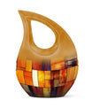 Stained Glass Cool Urn Ashes Memorial, Funeral Cremation Urn For Ashes