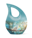White Dove Burial Urns For Adult Human Ashes - Urns For Women