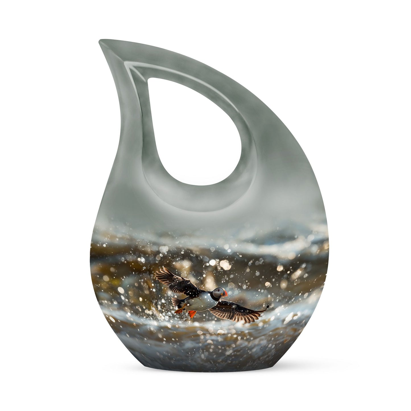 Personalized Bird Keepsake Urn for Dad - 10-inch, 200 cu in - Yatskia